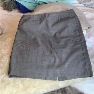 Banana Republic Grey Work Skirt